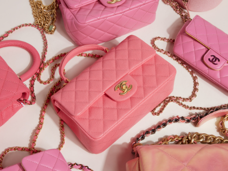 Pink bags collection from different brands